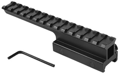 ProWildGear Full Length 145mm Riser 20mm Top Picatinny Rail Height Increase Extension Bracket for Rifle Scope Mount High Profile