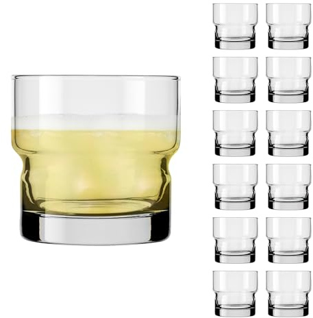 LIBBEY 70531 Bicchiere, D.O.F. NEWTON, 355 ml, set da 12, impilabile