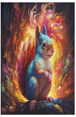 1000 Teile Puzzle Für Jungen Und Mädchen, Standard-Puzzles Stinktier, Familienspiele, （78×53cm）