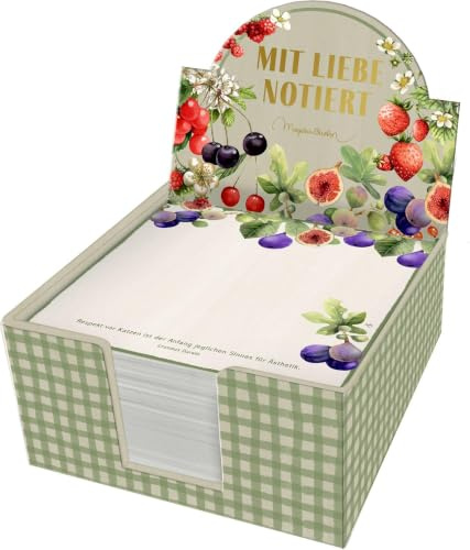 Zettelkästchen – Mit Liebe notiert!: Cottage Garden - Marjolein Bastin: Dekorative Notizzettelbox mit 300 Sprüchen, Stiftehalterung und Goldfolie