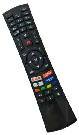 1 PC Sostituisci il telecomando adatto for TELEFUNKEN D65V800M4CWH&OK. RC1822 ODL32641H-DIB RC4390P Televisore intelligente HD