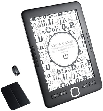 Kelisdi Reisefreundlicher E-Book-Reader mit Blaulichtreduktion, Frontlicht, kleine Größe, einfach zu transportieren, digitaler Lesegerät