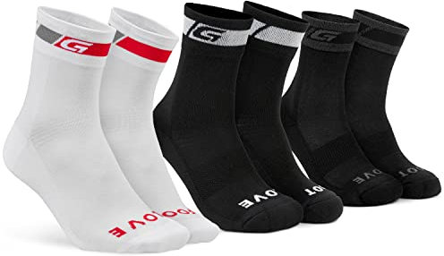 GripGrab Unisex 4 Jahreszeiten Multipack Fahrradsocken 3er Vorteilspack Sport Fahrrad Socken, Schwarz, 38-41 EU