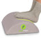 Ergonomic Foot Rest Under Desk - Premium Velvet Soft Foam Footrest for Desk - Most Comfortable Desk Foot Rest in The World - Non-Slip Bottom - Foot Stool Rocker (Grey)