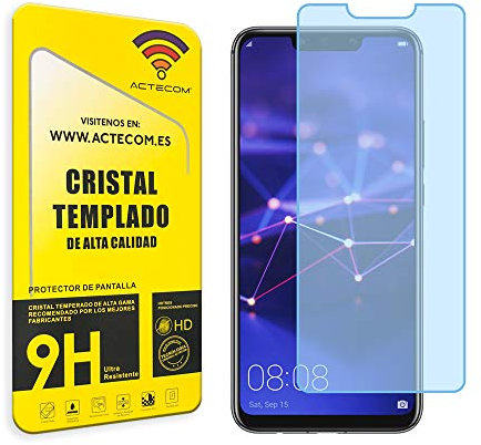 actecom® Cristal Templado Compatible con Huawei Mate 20 Lite Protector Pantalla 0.2MM