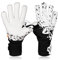 CATCH & KEEP Torwarthandschuhe Splash Magic White - Professionelle Torwart-Fußballhandschuhe - 4mm Profi Octopus Grip- hochwertige Neopren-Backhand - Punching Zone 2.0 (Weiß/6)