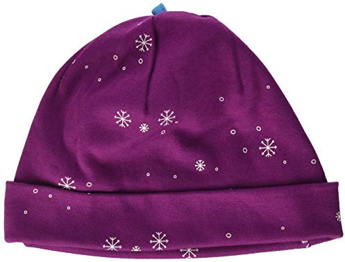 Loud + Proud Kinder-Unisex Druck Beanie-Mütze, Plum, 98/104