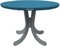 Planesium Premium Abdeckplane Gartentisch rund Abdeckhaube runder Tisch Abdeckung Schutzhülle Garnitur Gartenmöbelset Reißfest Atmungsaktiv Wasserdicht Ø 350cm x 30cm Türkis