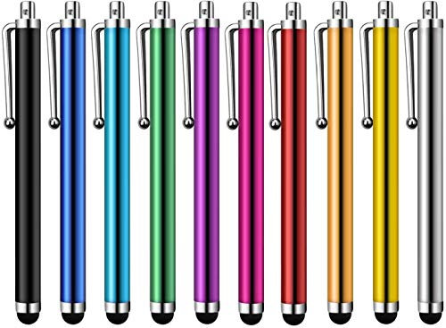 MEKO Stylets universels à écran Tactile capacitif pour iPad, iPad Mini, iPad Air, Smartphones, Samsung Galaxy et tablettes ( 10 pièces )