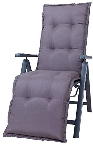 Kettler Polen KETTtex 2085 Auflage Relaxliegen Florence Taupe-grau Sitzpolster 168x49x8 cm (ohne Liege)