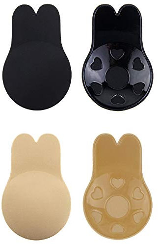 Jennary Klebe BH Push Up, Trägerloser BH, Unsichtbarer BH Silikon Rückenfreier Klebe BHS Push Up für kleine brüste für Rückenfrei Kleid Brautkleid und Abendkleider