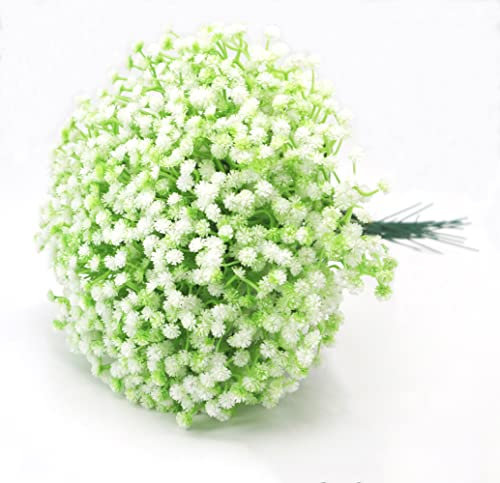 VUCDXOP Künstliche Blumen, 40 Stück Gypsophila, 37 cm, Baby Breath, Klassisch, Künstliche Blumen, Blumenstrauß, Blumenstrauß