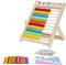 DYOUen Grundschule Rechenschieber 28 X 21CM Abakus für Kinder mit Zählstäben/Zahlenalphabetkarten Rechenrahmen Lernspielzeug, Pädagogisches Spielzeug Geschenk