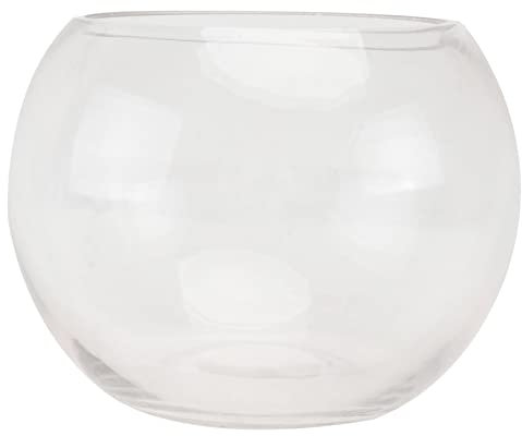 Garneck Sukkulentenschale Aus Glas Rundes Glas Terrarienkugel Fischgläser Aus Glas Wandvase Sukkulenten Glastopf Luftpflanzen Terrarium Saftiges Terrarium Kugelförmig Hydroponisches Becken