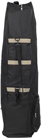 Leapiture Golf-Reisetasche, Golftasche, Reisetasche, Faltbare Golf-Luftfahrttasche Mit Rädern Für Ordentliche Aufbewahrung, Gold