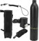 Unterwasser Sauerstofftank, Sauerstoffflasche mit 0,5 L Kapazität Sauerstoffbehälter Tauchtank (Schwarze Sauerstoffflasche + schwarze Tasche für)
