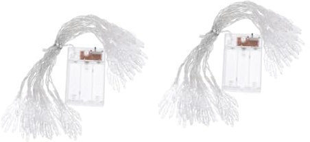 jojofuny 2stücke Halloween Lichterkette Mit Schädel-design Leds Lang Warmweiß Für Garten Und Innendekoration Für Halloween-partys Und Gruselige Anlässe