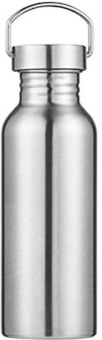 Botella de Agua Deportiva de Acero Inoxidable, Botellas de Agua Aisladas que Mantienen el Calor y el Frío con Tapas a Prueba de Fugas para Picnic, Camping y Viajes (1)