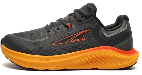 Altra Men's Paradigm 7 Road Running Shoe, Gray/Orange, 10 UK