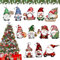24 Stück Holzanhänger Weihnachten,Christbaumschmuck Holz,Weihnachtsanhänger Wichtel Set,Weihnachtsbaumanhänger Weihnachtsdeko,Anhänger Weihnachtsmann Deko für Weihnachten,Weihnachtsbaum Deko