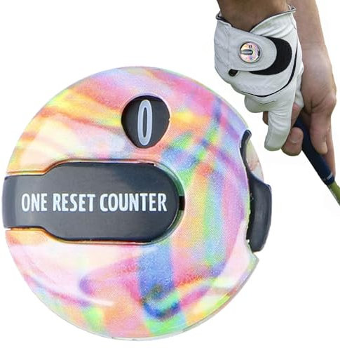 Generisch Golf-Score-Zähler | Minigolf Clicker Counter für Schläge - -Befestigungszähler Clicker-Clip zum Golfer-Handschuhbeutel-