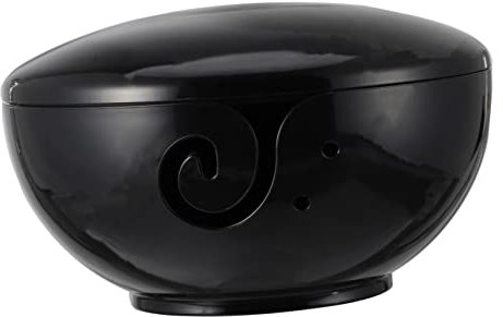 NUOBESTY Knitting Crochet Accessory Plastic Yarn Bowl Lid Storage Container for Yarn