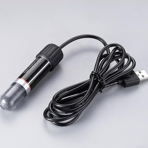 Tige chauffante pour aquarium de 8,5 cm, température constante automatique à 26 °, mini chauffage d'aquarium doté d'une interface USB, cette tige chauffante peut être facilement