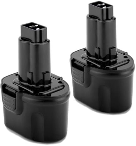 Shentec 2 Pack 4000mAh 7.2V Battery Compatible with Dewalt DW9057 DE9057 DE9085 DW920K DW920K2 DW925K DW925K2 DW968K, 7.2V Ni-MH Battery