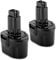 Shentec 2 Pack 4000mAh 7.2V Battery Compatible with Dewalt DW9057 DE9057 DE9085 DW920K DW920K2 DW925K DW925K2 DW968K, 7.2V Ni-MH Battery