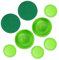 ifundom 1 Satz Eishockey Zubehör Tor behandelt Paddel Hockeyschläger Airhockey-Pusher Rollhockeyspiel Party String Hockey Eishockey puk ABS-Airhockey-Paddel Hockey-Teile Plastik Green