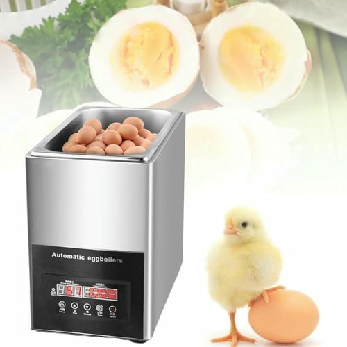 DRYIC 800W Commercial Egg Boiler, Hot Spring Egg Cooker, Effortlessly Cook 50 Eggs -Automatic hot spring egg cooker