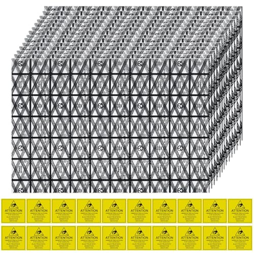20 Stück Große Antistatische Beutel mit Antistatischem Aufkleber,Antistatische Beutel,Abschirmbeutel,30x40cm Open Top ESD Tüten Antistatikbeutel für Motherboard Grafikkarten Festplatten