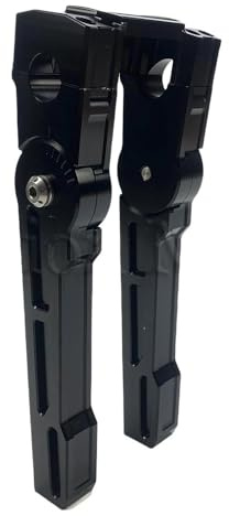 Riser Manubrio Kit di montaggio per riser regolabile per manubrio moto da 1 pollice per Soft Tail Street Bob Low Rider/S/ST 2018-2023