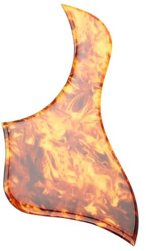 KAJNBN Gitarren Schlagbrett mit Einzigartigem Enten Design Braun Leicht und Kratzfest Schutz für Akustikgitarren und Folk Gitarren