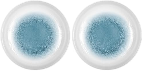 Brunner 0830026N.C1X Plato hondo de melamina Stonetouch, Diámetro 21 cm, Colección Meteore (Paquete de 2)