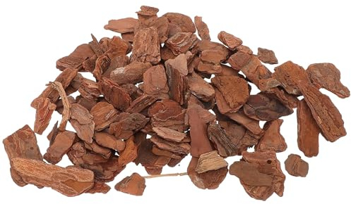 INOOMP 1 Bag Reptile Terrarium Bark Chips Decor Pine Bark Natural Material Vivid No Maintenance Bedding for Small Pets Tanks Aquarium Decoration