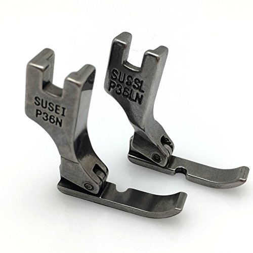YEQIN (TM) Industrial Sewing Machine Cording Zipper Foot P36LN/P36N (Left&Right)