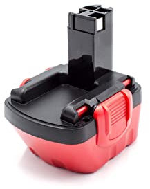 vhbw 1x batteria sostituisce Bosch 2 607 335 471, 2 607 335 487, 2 607 335 463, 2 607 335 542 per utensile elettrico (1500 mAh, NiMH, 12 V)