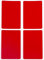 Etiketten Rot 75 mm x 50 mm rechteckige Sticker – Größe 7,5 cm x 5 cm viereckige Aufkleber 60 Vorteilspack von Royal Green