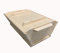 Euroshoppingonline Madia Maddia maidda siciliana in legno laminato personalizzabile per contenitore impasto manuale pizza napoletana vassoio impasto lievitazione vasca con coperchio tagliere pasta
