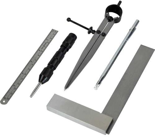 Marking and Measuring Set, 5 Piece