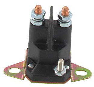 GREENSTAR - Relais De Démarreur - Pièce De Remplacement Adaptable Pour Modèles AMF, Ariends, Bolens, MTD, Noma, Wheel Horse - Branchement 3 Bornes De Ø 6,3mm