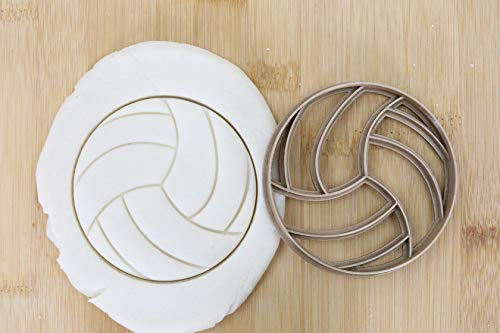 Cookie Cutter Fondant Keksstempel/Ausstechform Keksausstecher Plätzchen Volleyball ca. 8cm