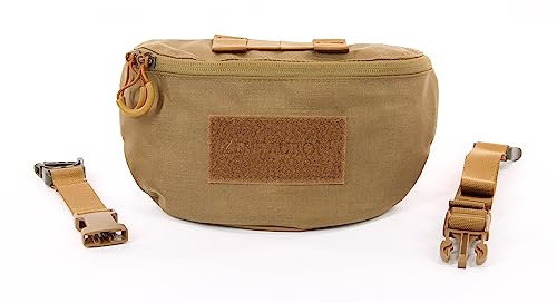 Hüfttasche Modular 1,8L mit MOLLE, abnehmbarem Gurt, Klettflausch, Karabiner und Rückfach für Ballistik – robuste Gürteltasche für Beruf, Freizeit, Outdoor, Taktik, Militär, Survival, Adventure