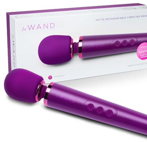 Le Wand Massagestab-54000820000 Massagestab Lila One Size | Silikonstab mit 10 Intensitäten, USB wiederaufladbar & reisebereit, preisgekröntes Design