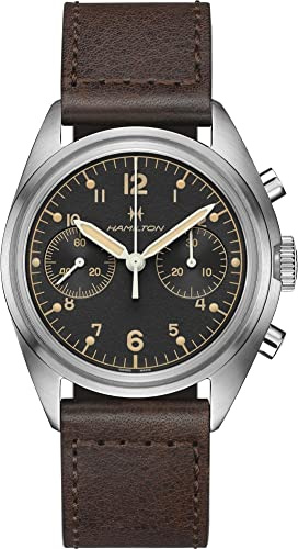 Hamilton Herrenuhr Handaufzug Pilot Pioneer Chronograph H76409530