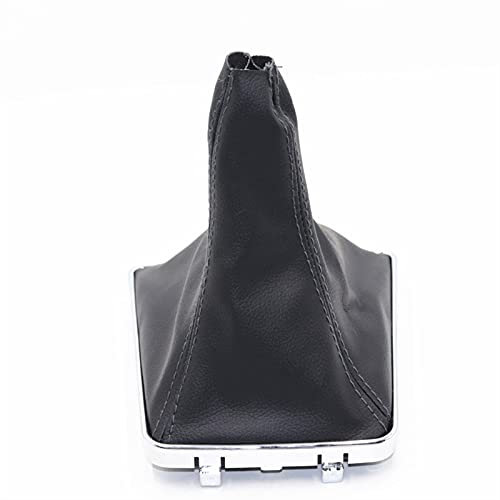 DHWUIASF PU Leder Auto Handbuch Schaltknauf Schaltknauf Boot Für Opel Für Astra GTC Coupe AS A-H/C 05-10 (Color : Gear Boot Black line)