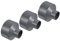 PATIKIL PVC Réducteur Tuyau Raccord 110x50mm, 2 Paquet Droit Couplage Adaptateur Connecteur, Gris