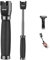 Neewer 8.7/22cm Telescoping Interview Mic Handle for Wireless Go, Lavalier Video Microphone Handheld Adapter with Cold Shoes Compatible with RODE Wireless Go II DJI Mic CM22, MS003