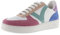 Victoria Basket Basse Madrid Effet Cuir & Pièces Multicolores en Croûte De Cuir 1258214 pour Femme Rosa 39